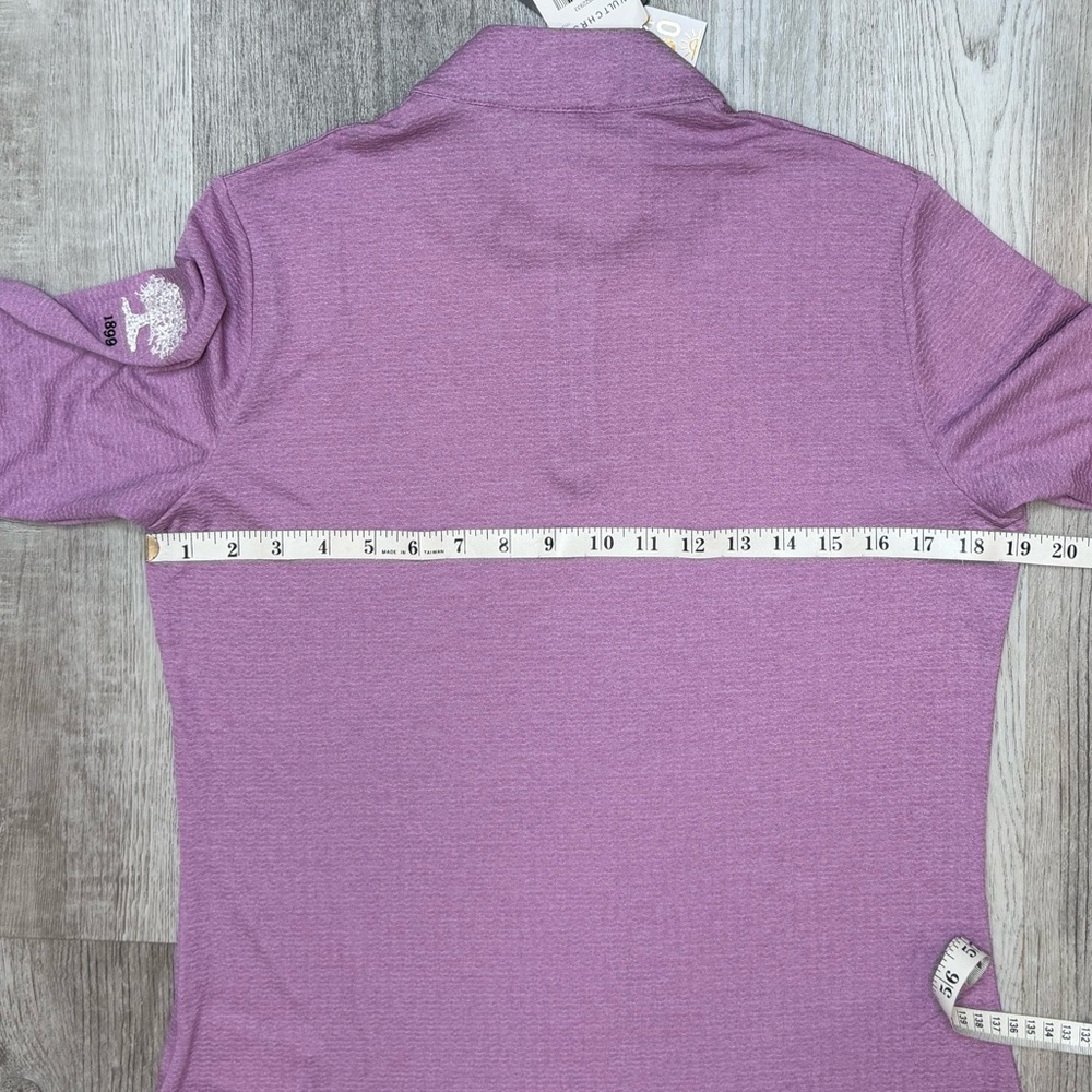 Adidas Women's Ultimate365 Heat.Rdy Golf Polo Shirt quarter-zip size M NWT - Picture 14 of 15